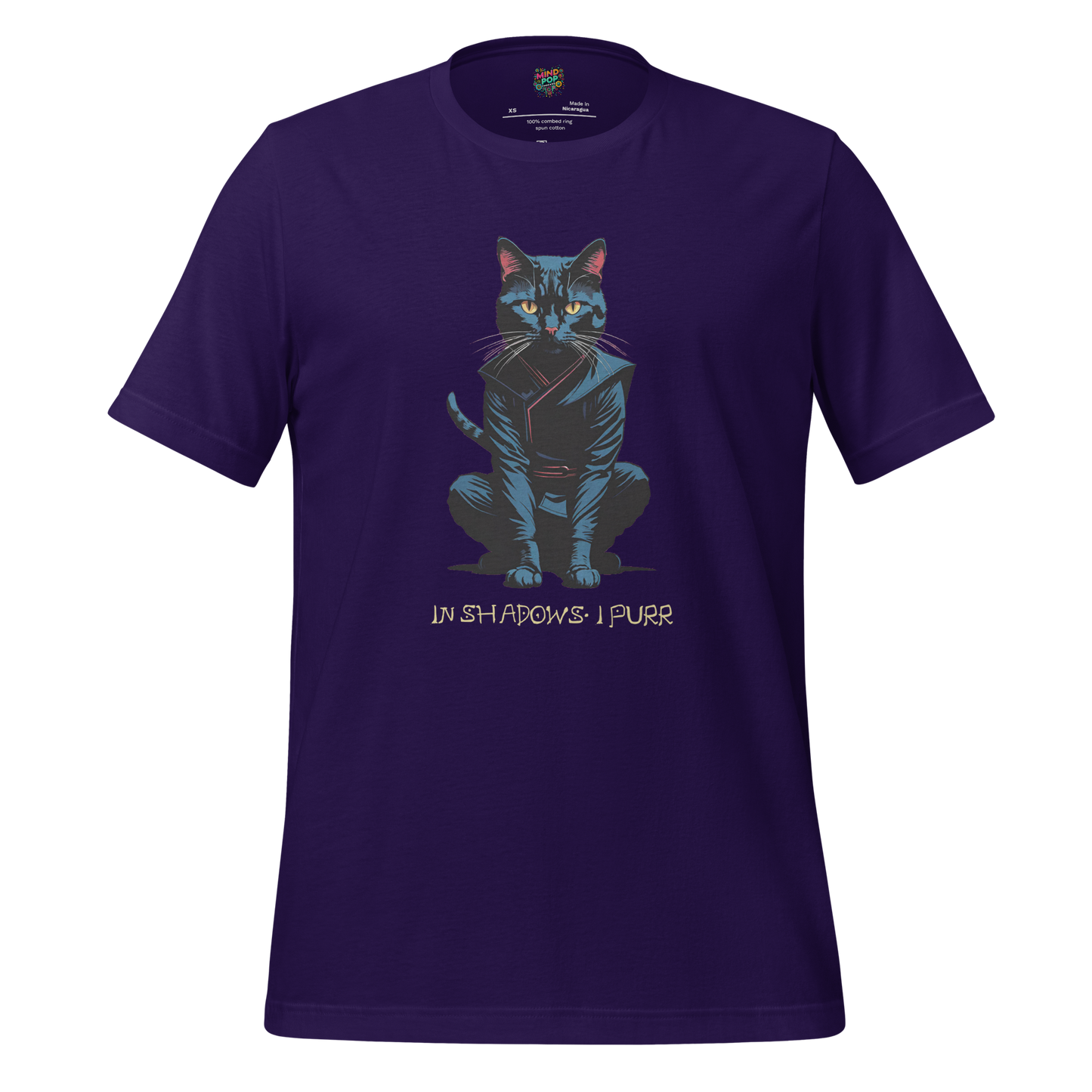 In Shadows I Purr Shirt Team Purple