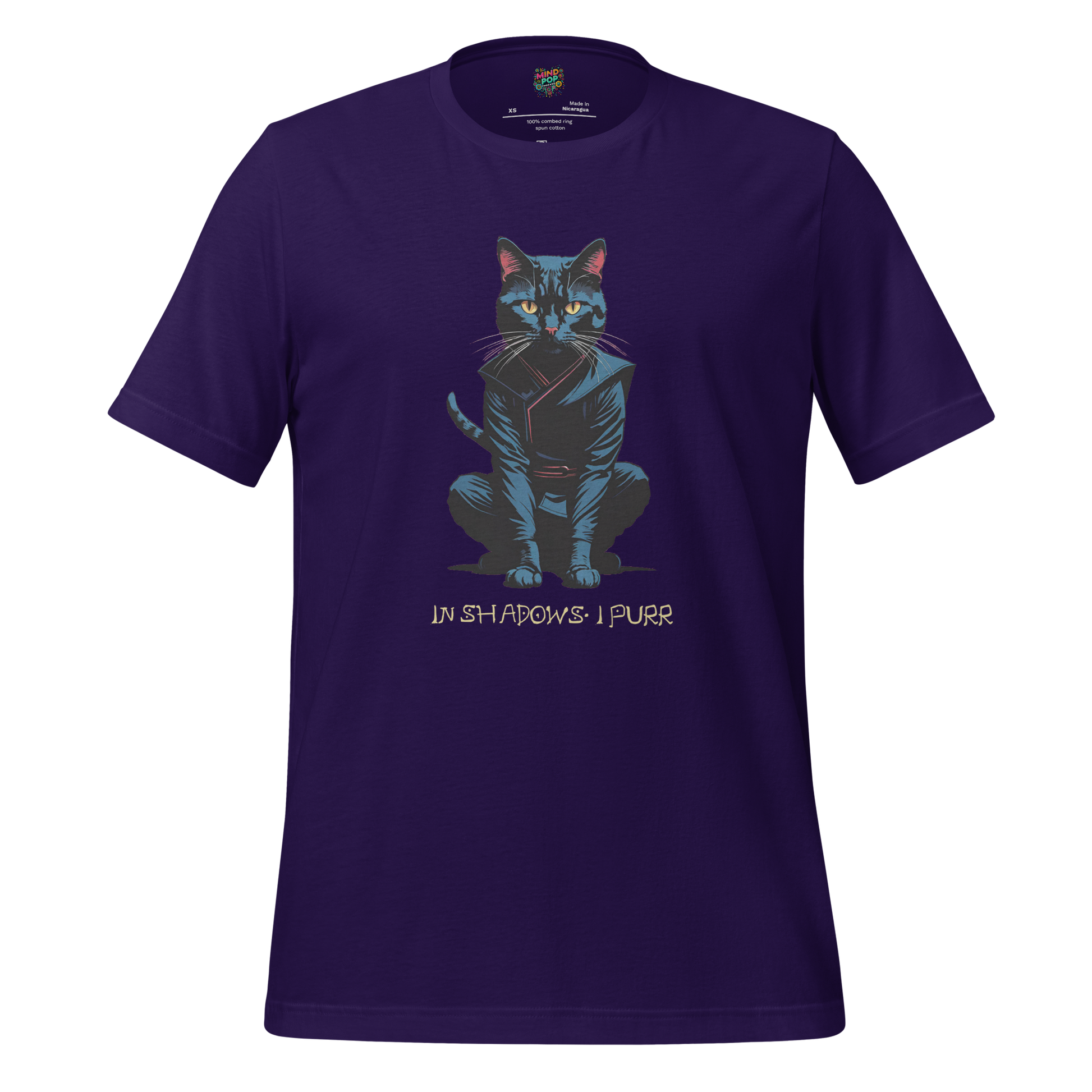 In Shadows I Purr Shirt Team Purple