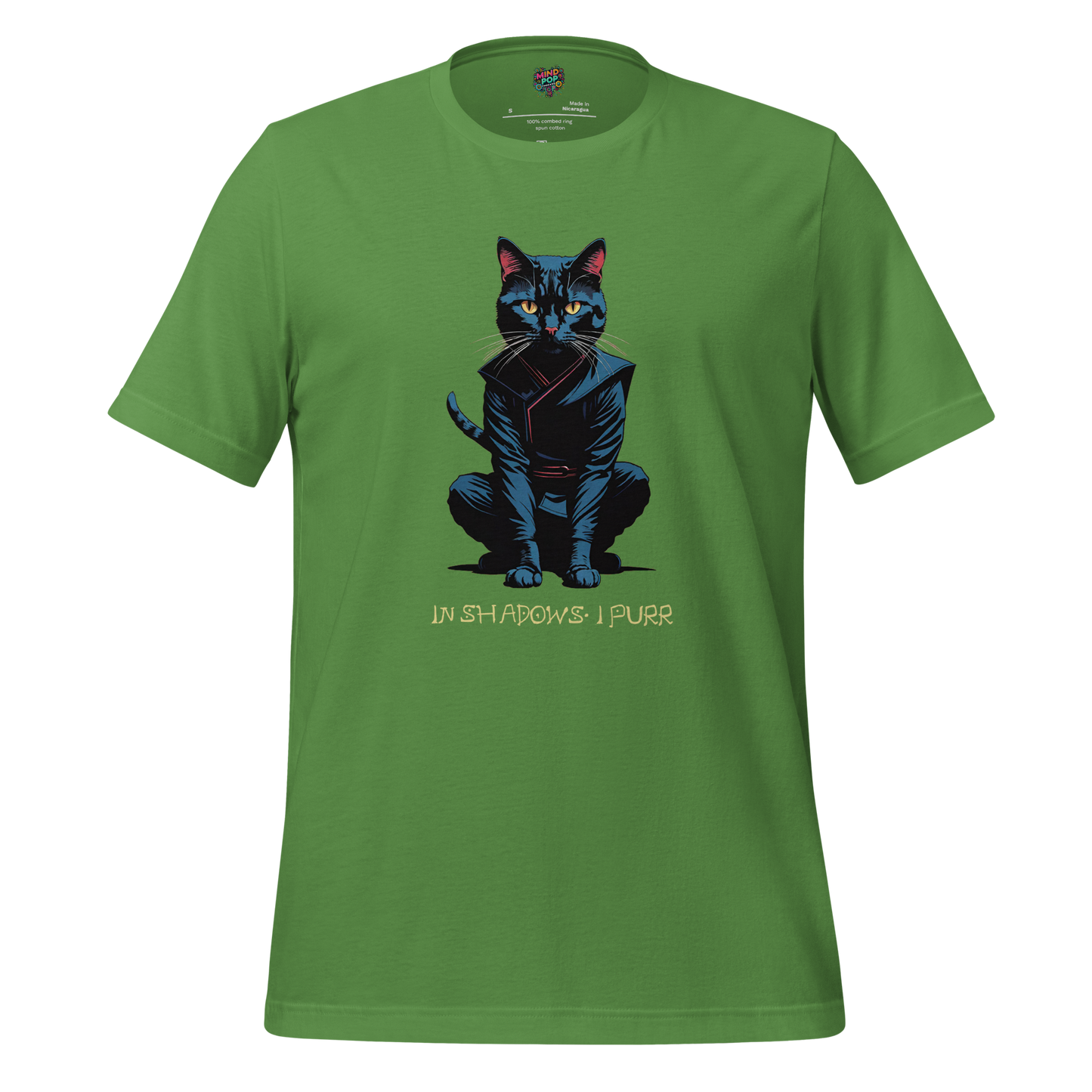 In Shadows I Purr Shirt Leaf