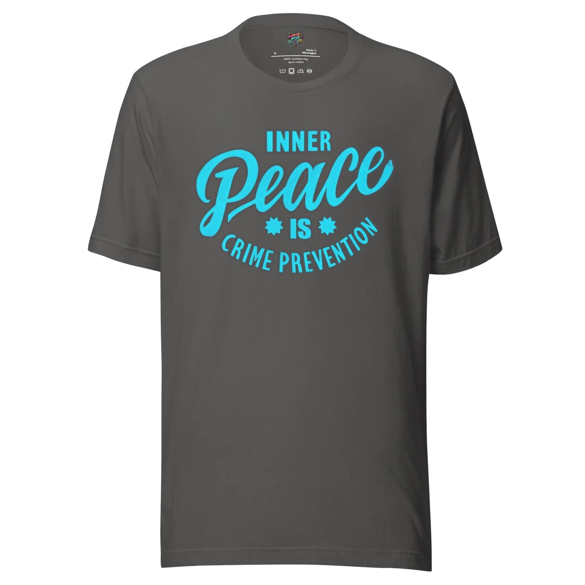 Inner Peace Crime Prevention Shirt Asphalt