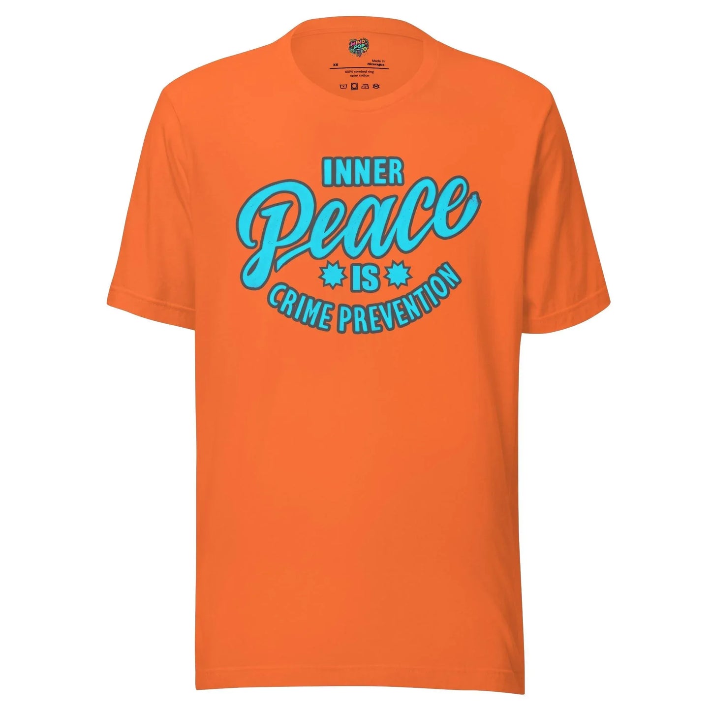 Inner Peace Crime Prevention Shirt Orange