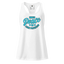 Inner Peace is Crime Prevention fitted racerback tank top White