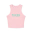 It's Me Time Yoga & Pilates fitted Micro-rib Racer tank Solid Pink Blend