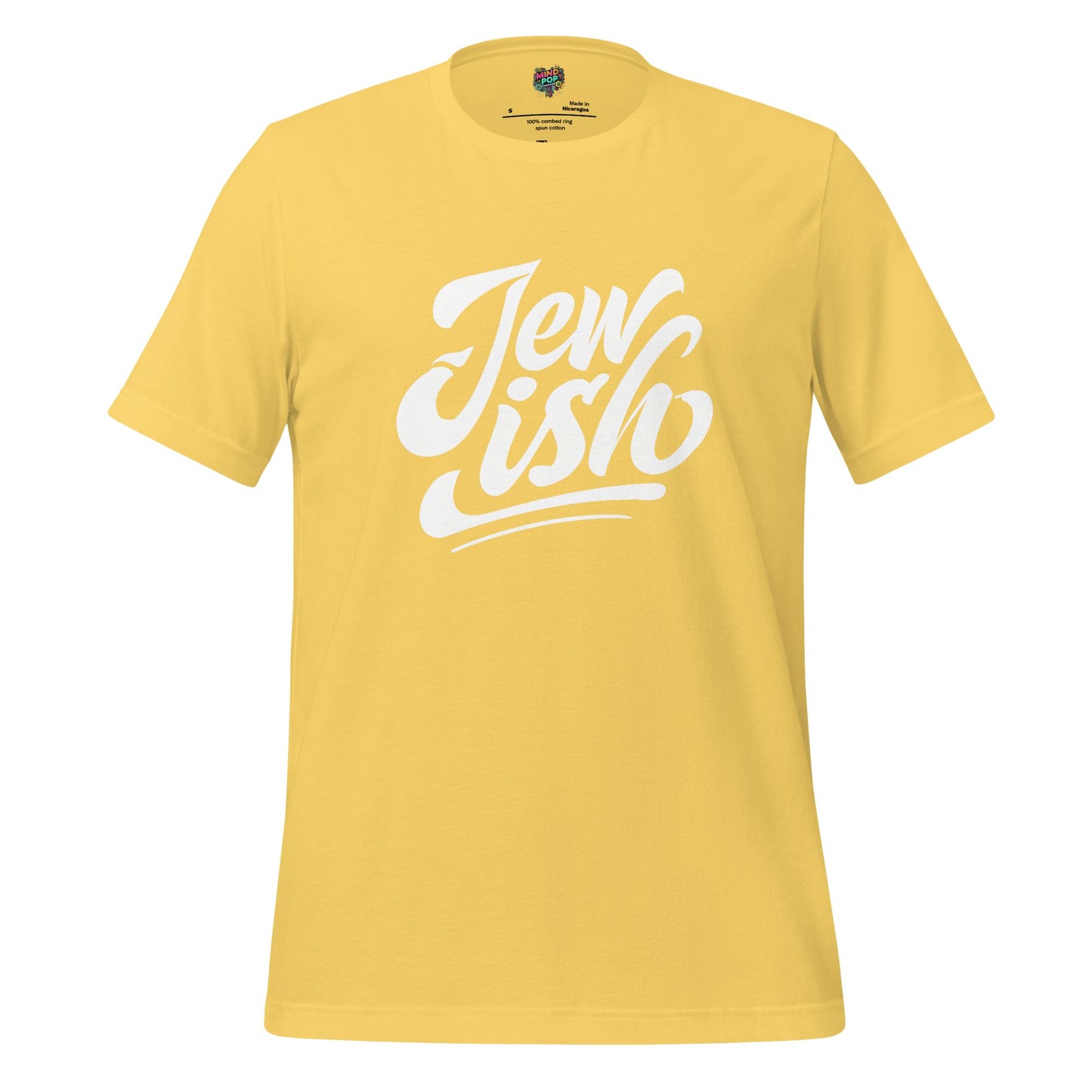 Jew-ish Funny Religion Tee Yellow