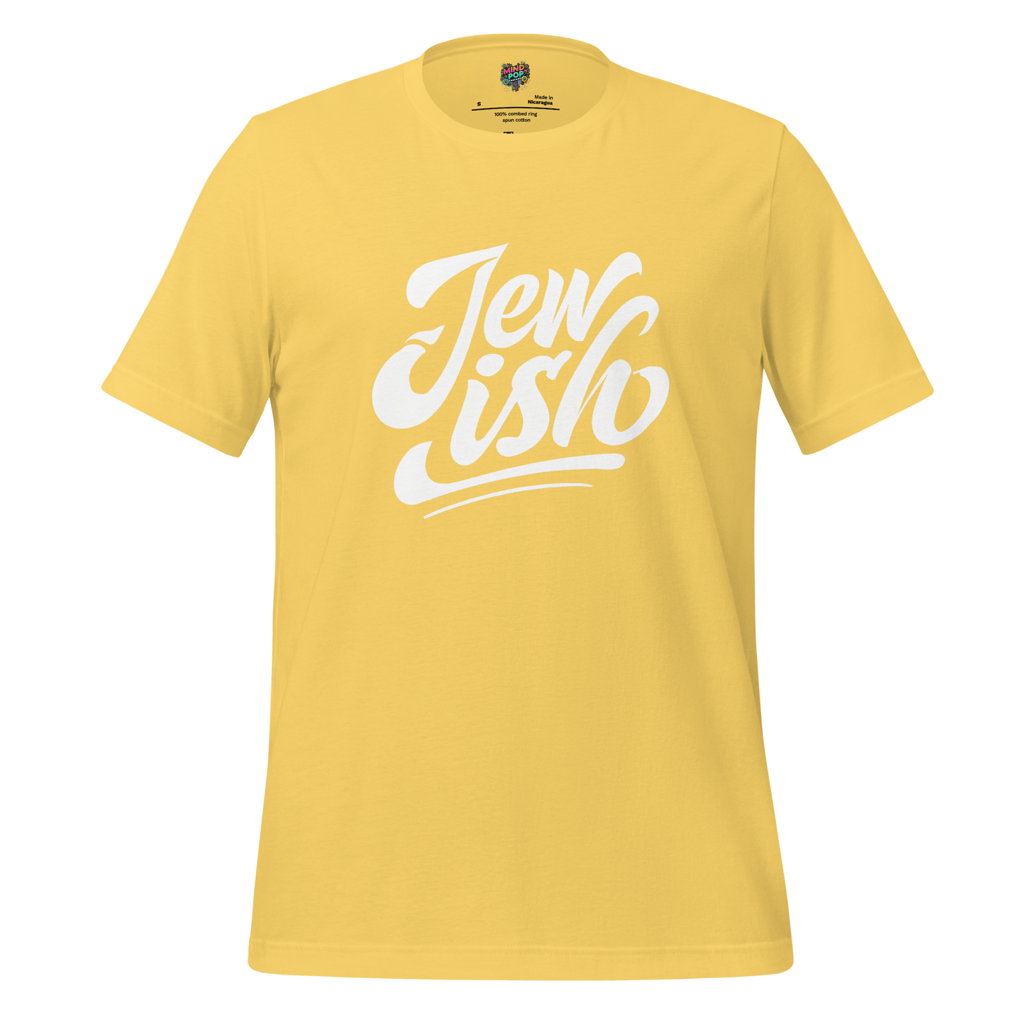 Jew-ish Funny Religion Tee Yellow