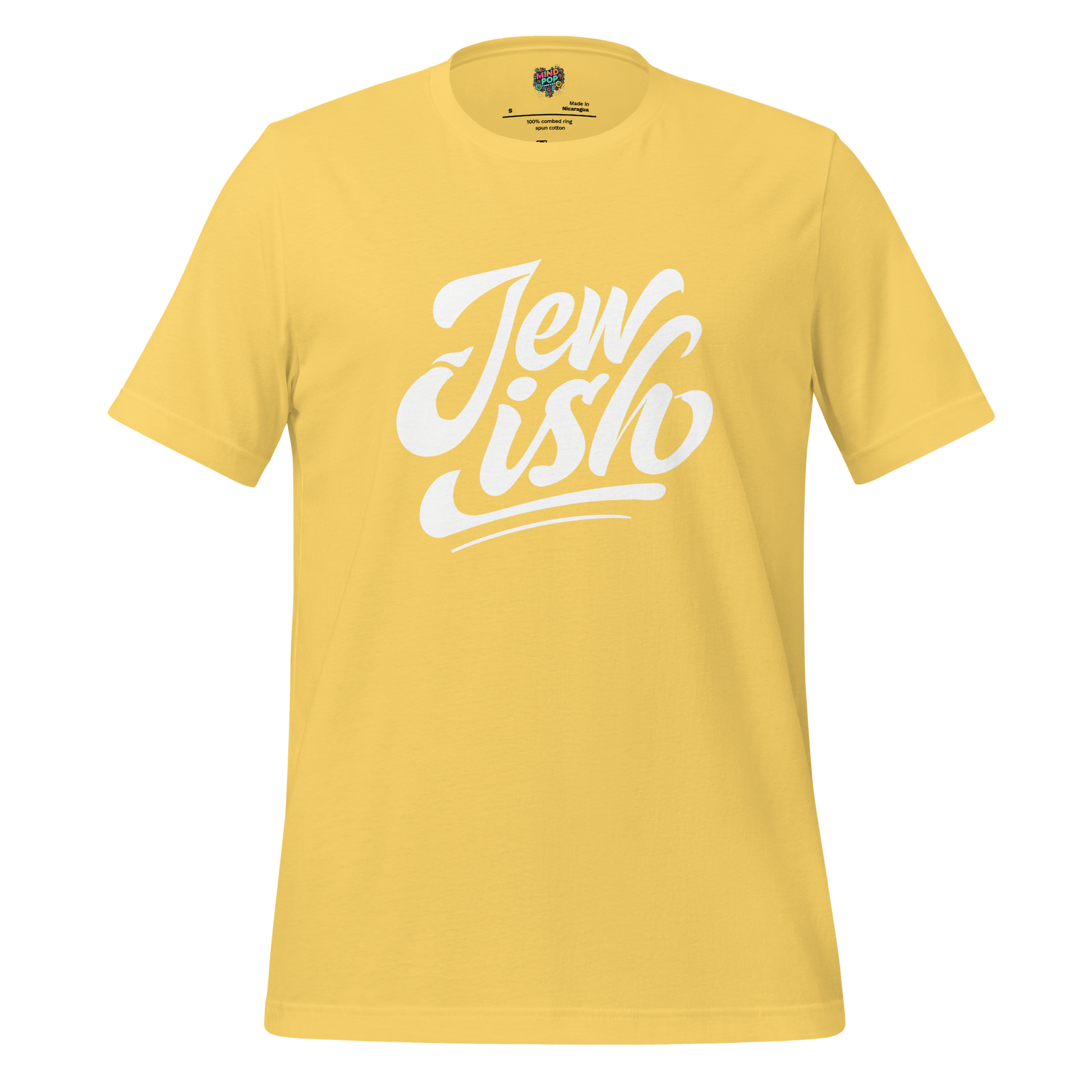 Jew-ish Funny Religion Tee Yellow