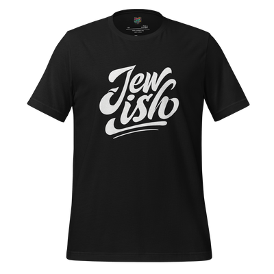 Jew-ish Funny Religion Tee Vintage Black