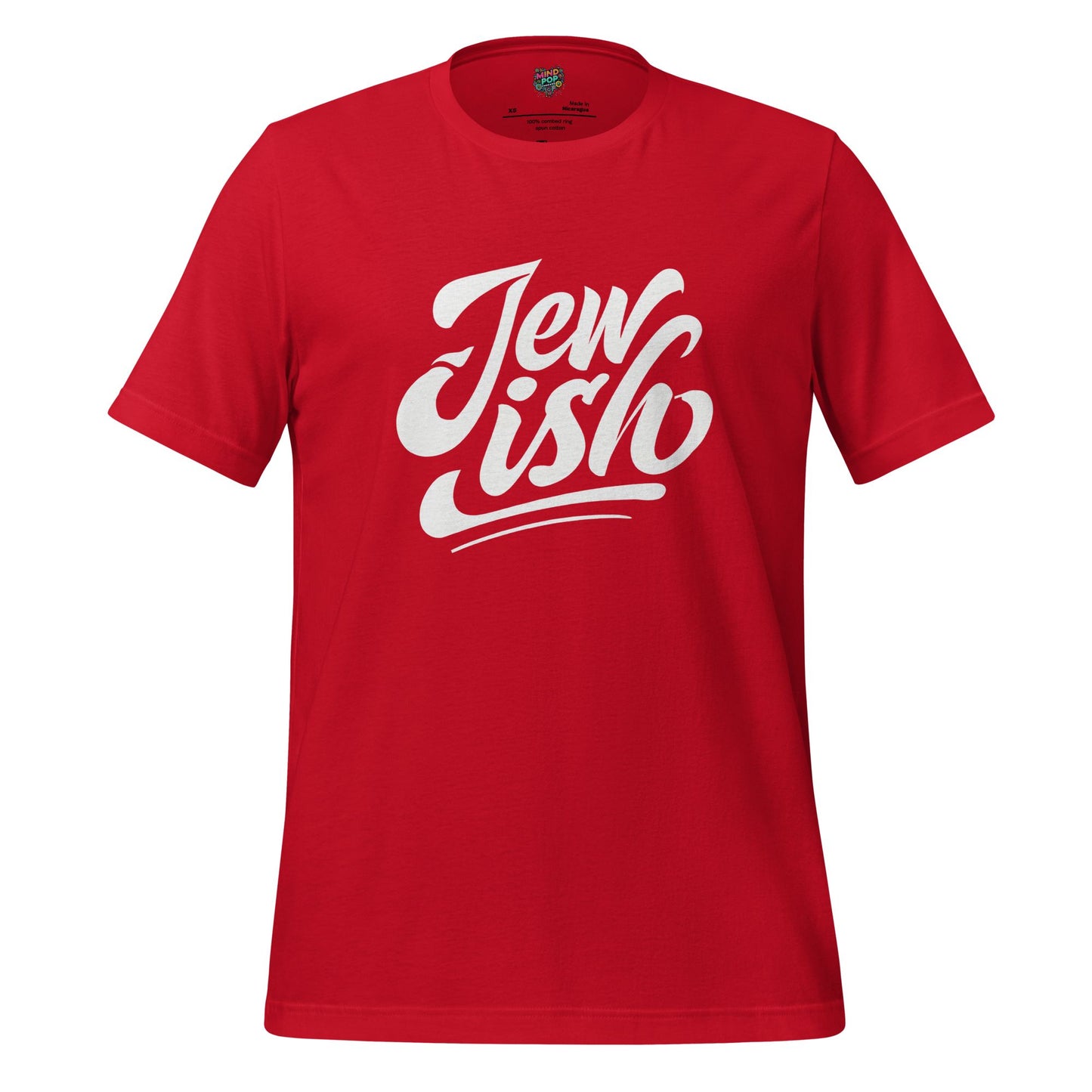 Jew-ish Funny Religion Tee Red