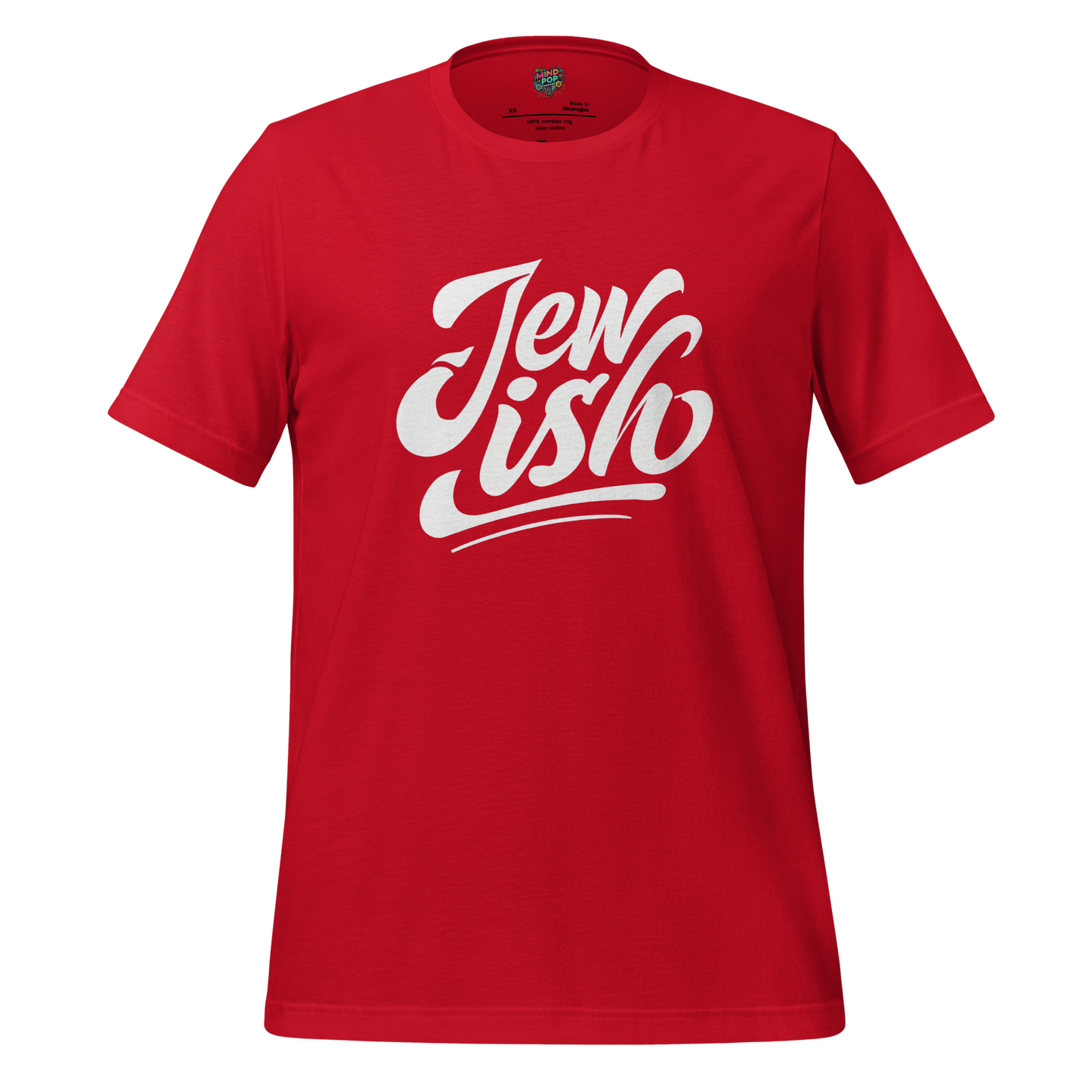 Jew-ish Funny Religion Tee Red