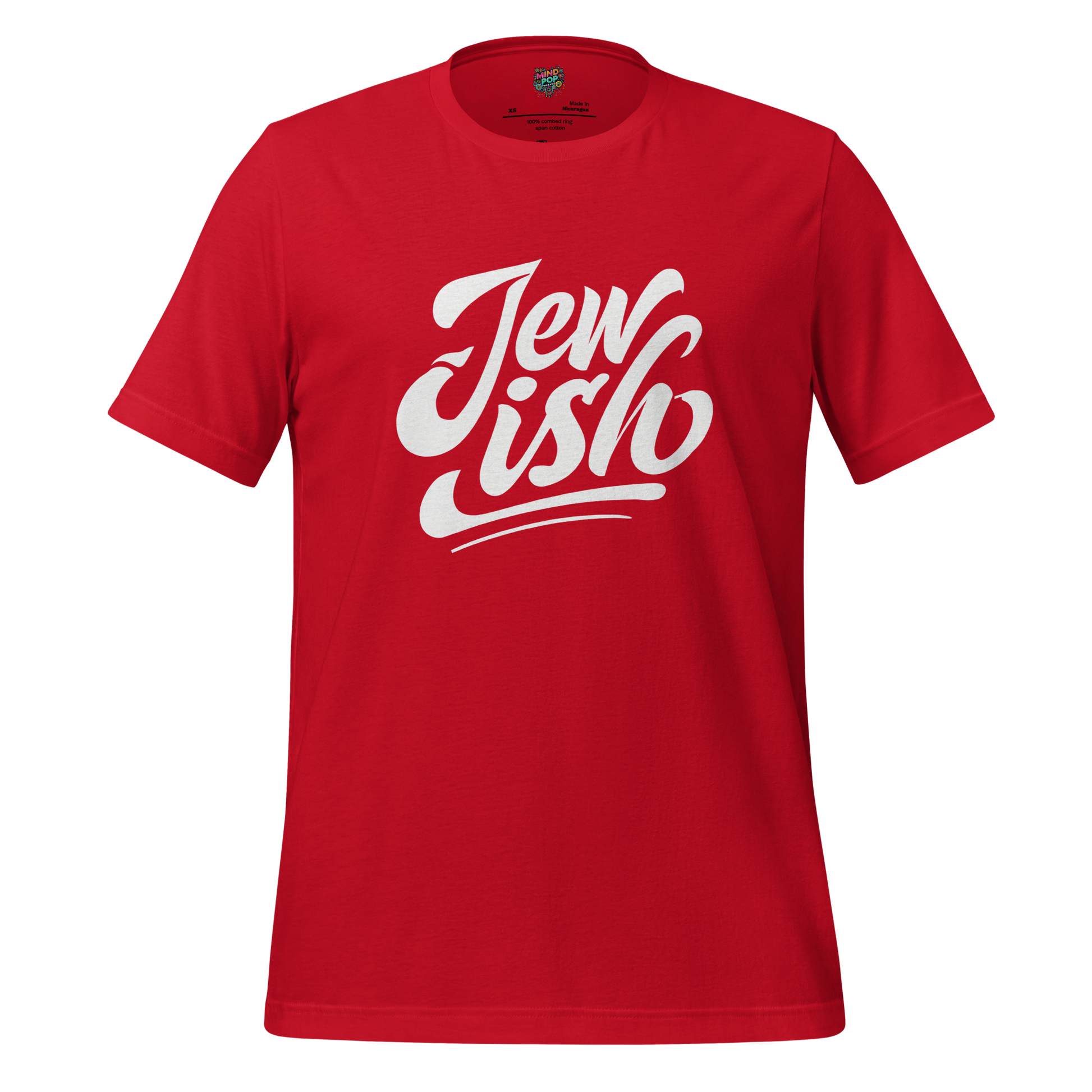 Jew-ish Funny Religion Tee Red