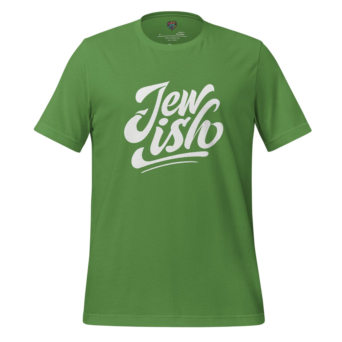 Jew-ish Funny Religion Tee Leaf