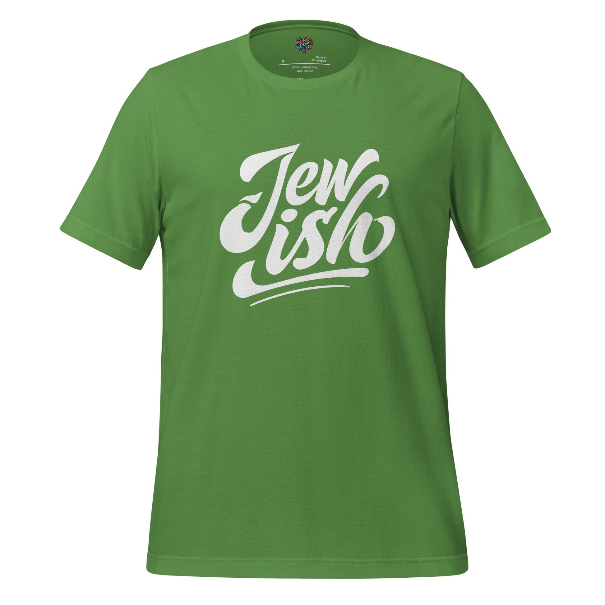 Jew-ish Funny Religion Tee Leaf
