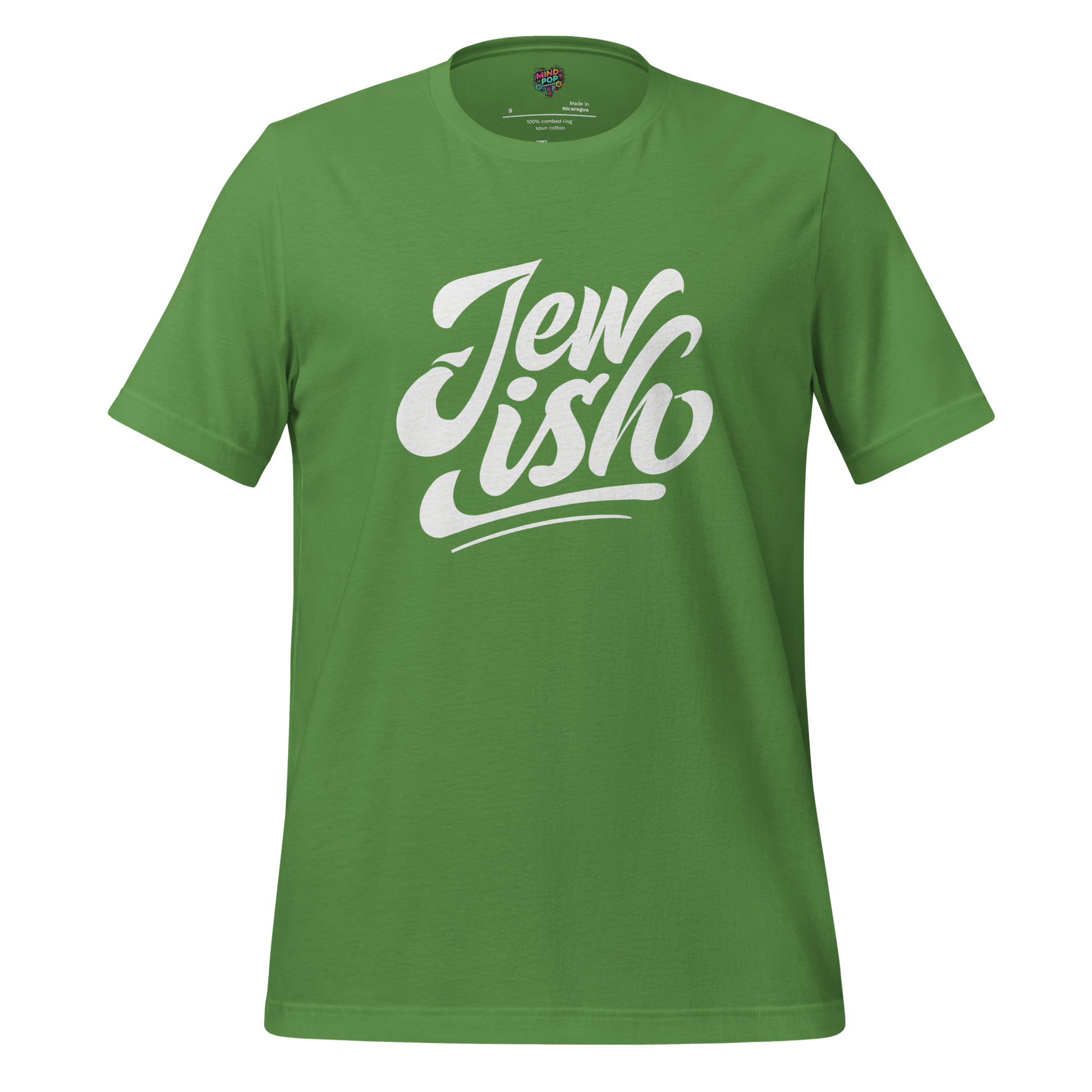 Jew-ish Funny Religion Tee Leaf