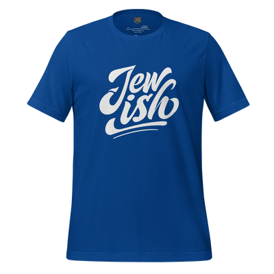 Jew-ish Funny Religion Tee True Royal