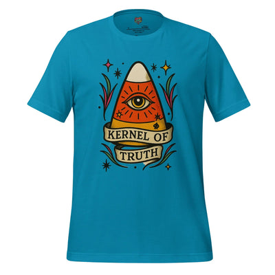 Kernal of Truth Halloween Candy Corn Aqua