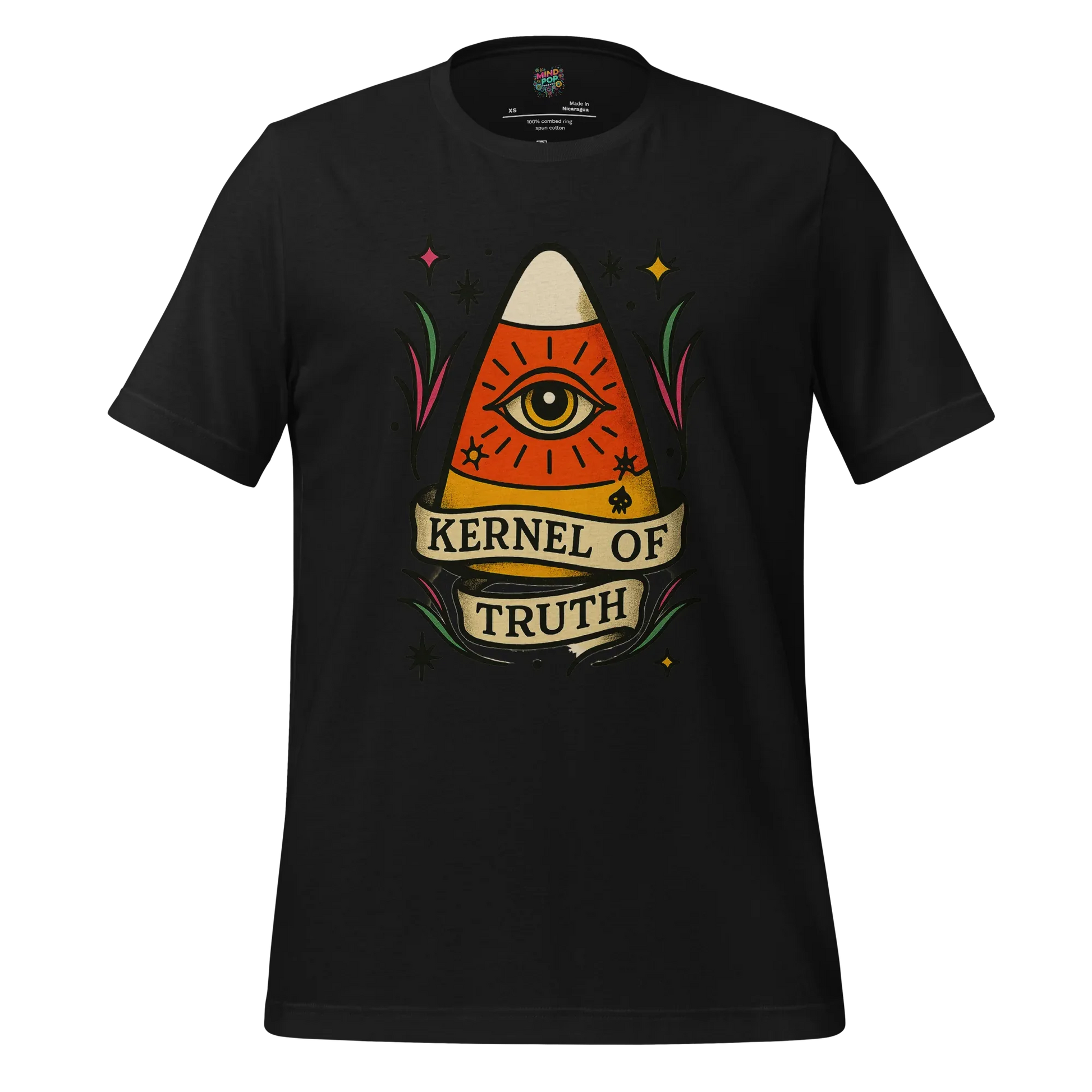 Kernal of Truth Halloween Candy Corn Vintage Black