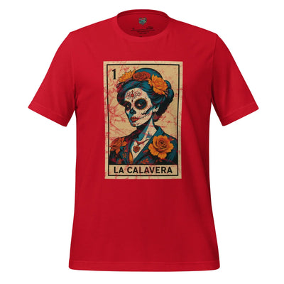 La Calavera Lotería Shirt Red