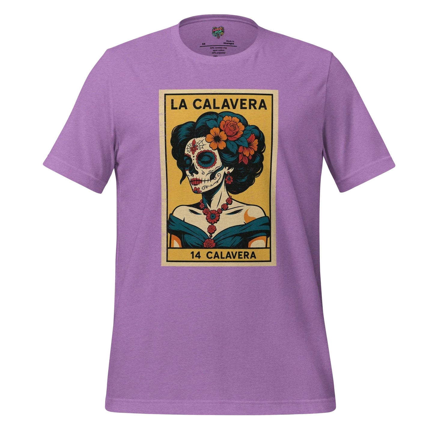 La Dama Azul No.14 Lotería Shirt Heather Team Purple