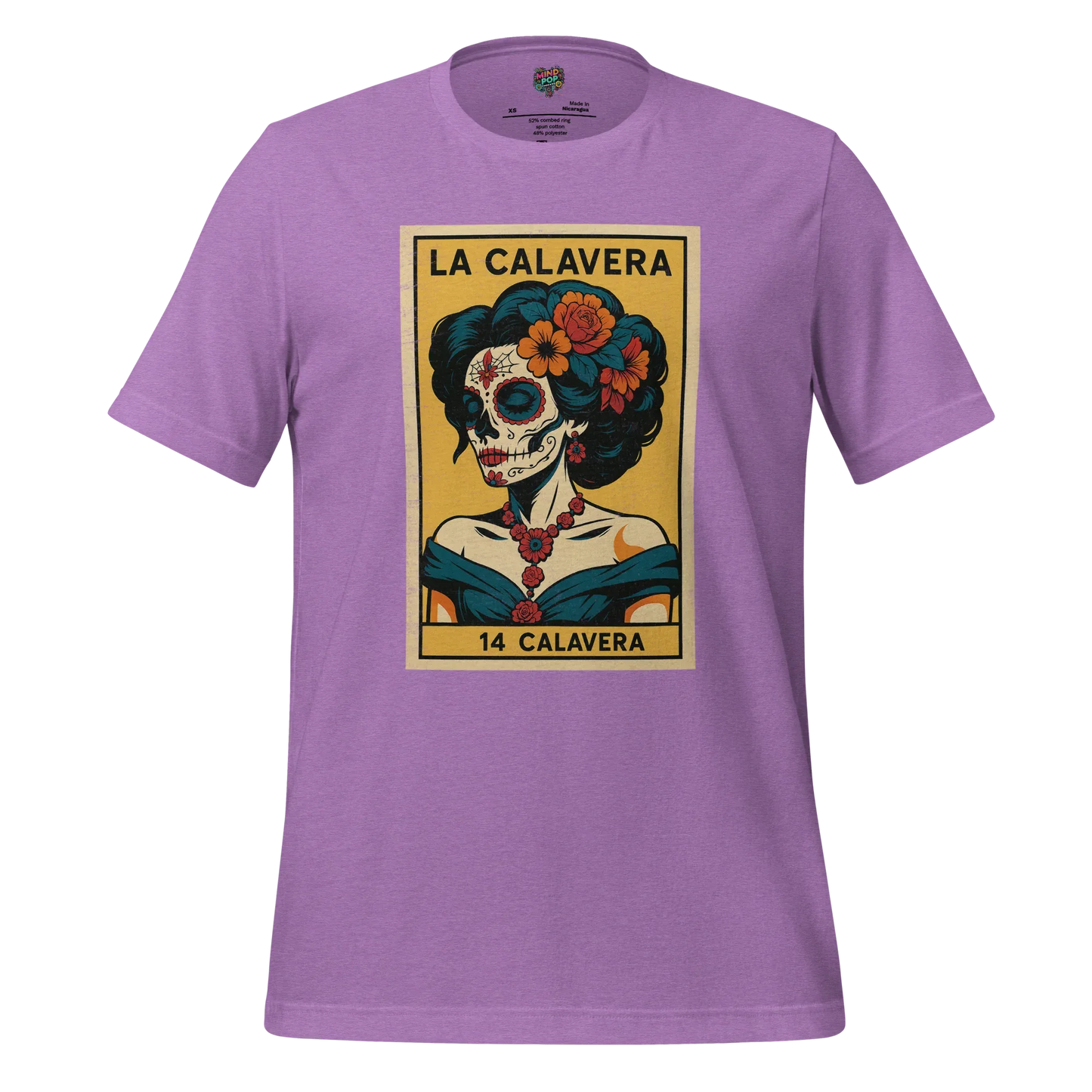 La Dama Azul No.14 Lotería Shirt Heather Team Purple