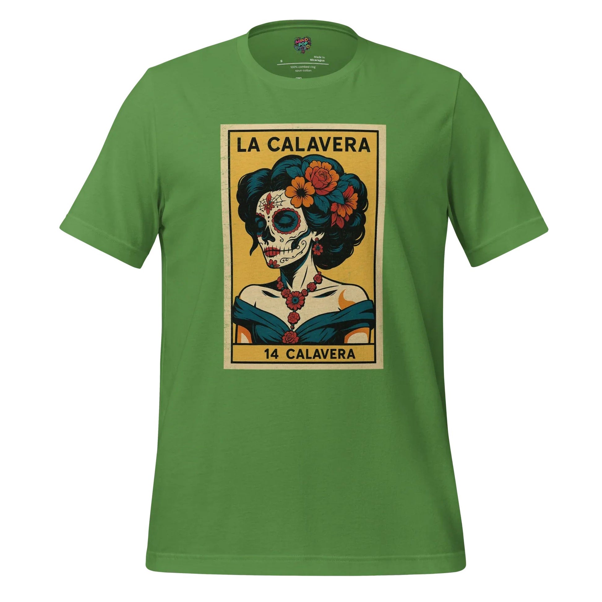 La Dama Azul No.14 Lotería Shirt Leaf