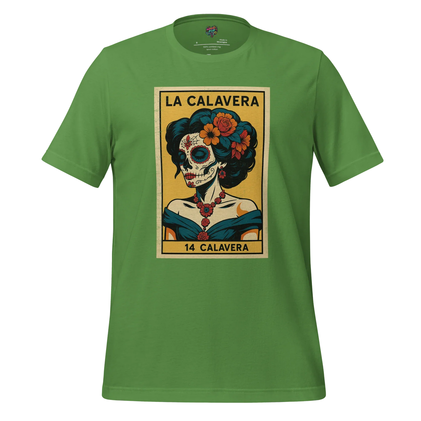 La Dama Azul No.14 Lotería Shirt Leaf