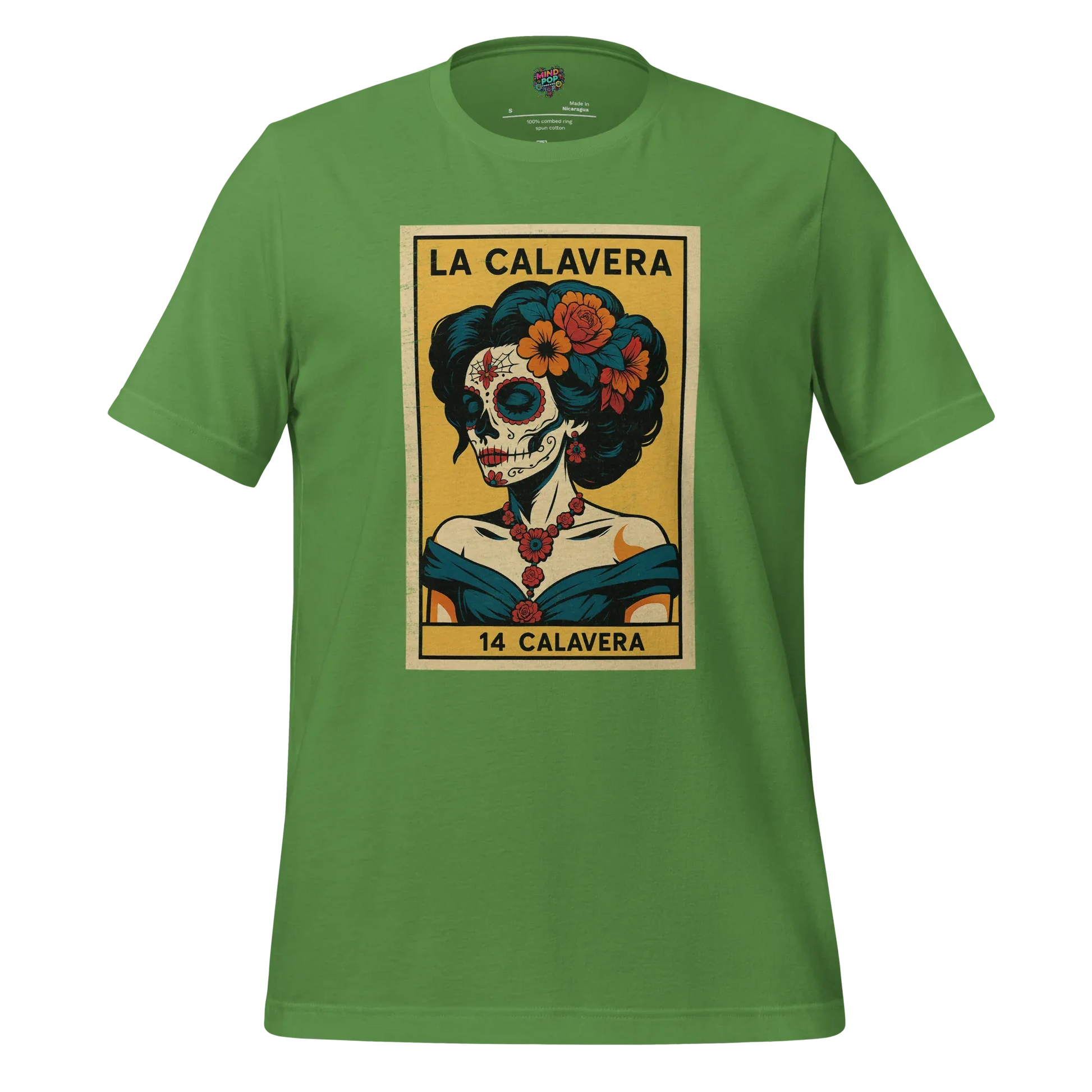 La Dama Azul No.14 Lotería Shirt Leaf