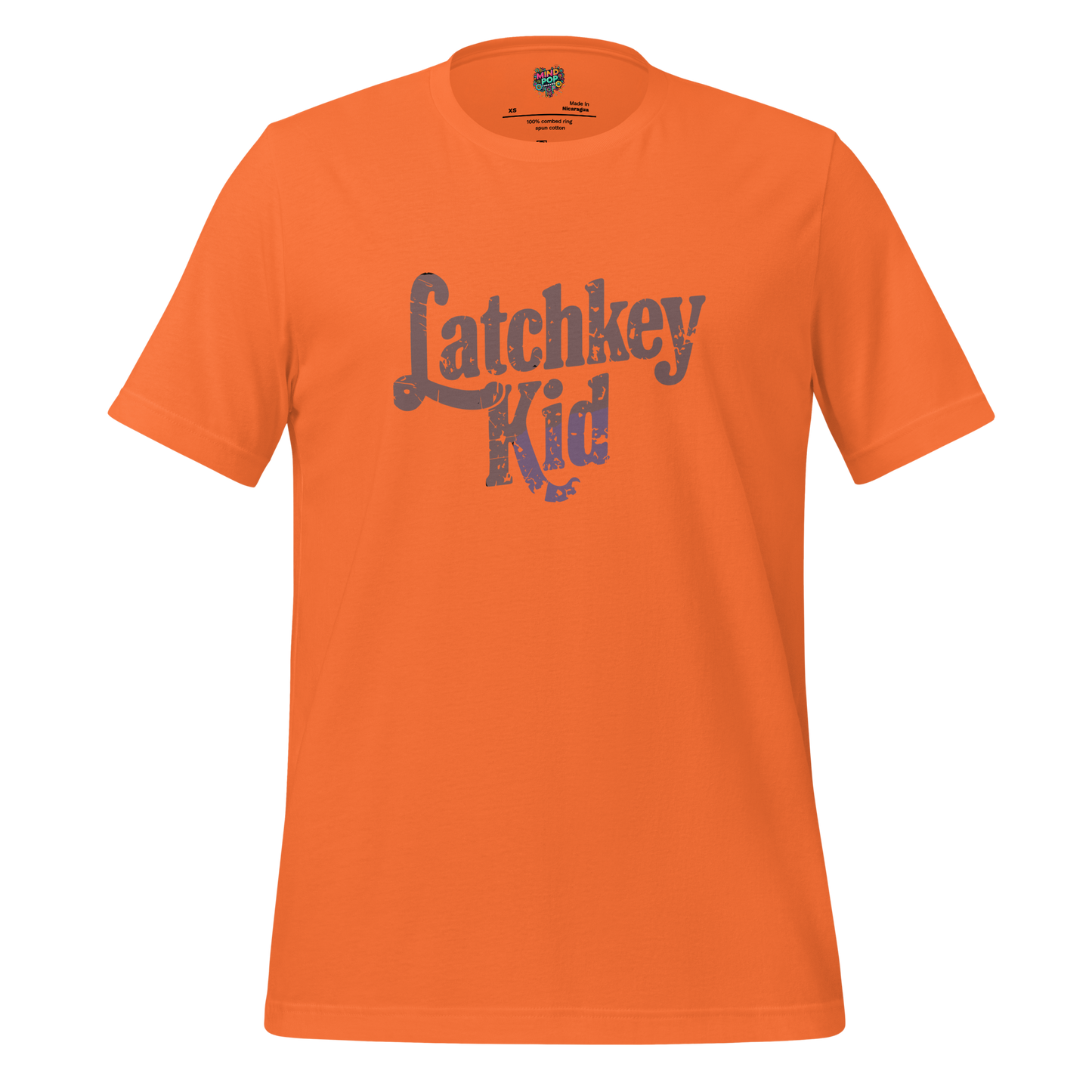 LatchKey Kid Shirt Orange