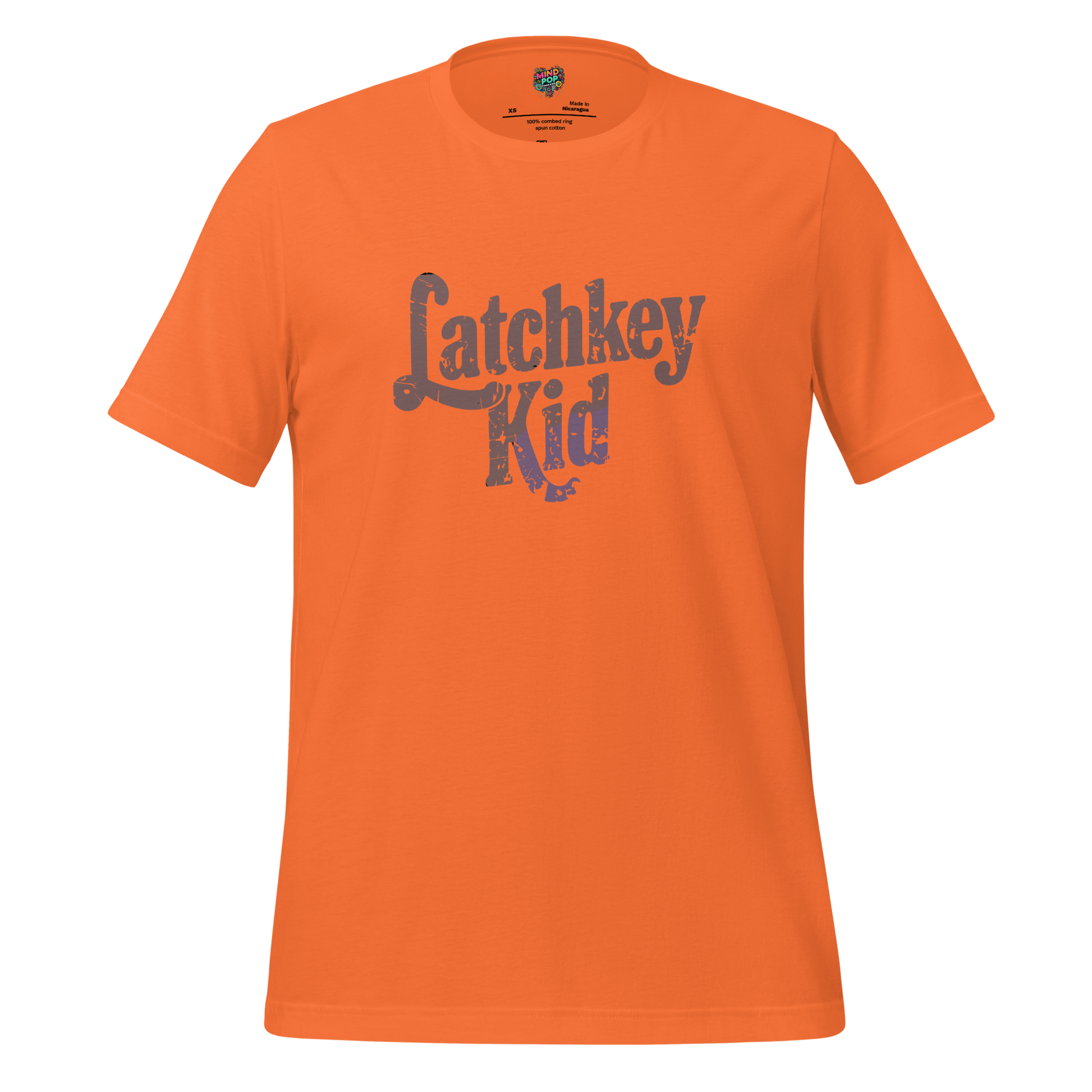 LatchKey Kid Shirt Orange