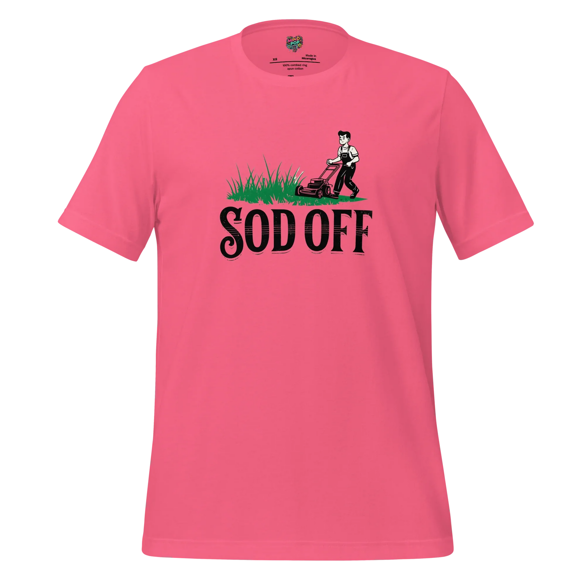 Lawncare Sod Off Shirt Charity Pink