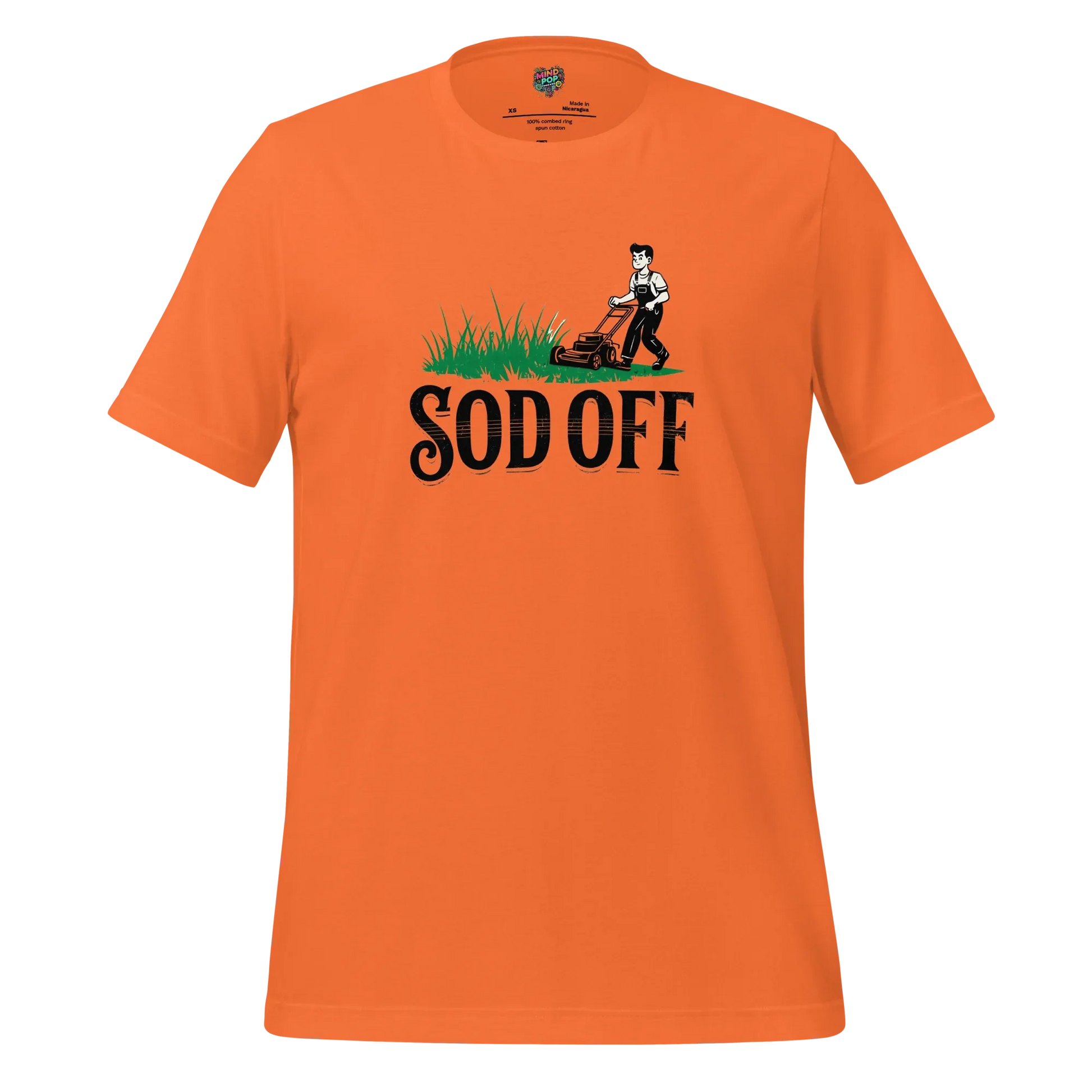 Lawncare Sod Off Shirt Orange