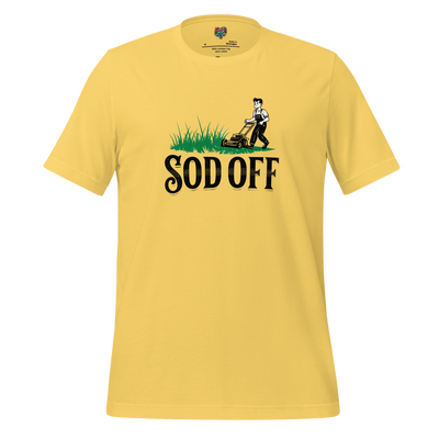 Lawncare Sod Off Shirt Yellow