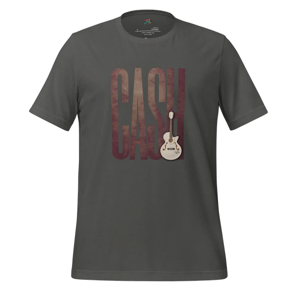 Leather-Look Johnny Cash Tribute Shirt Asphalt
