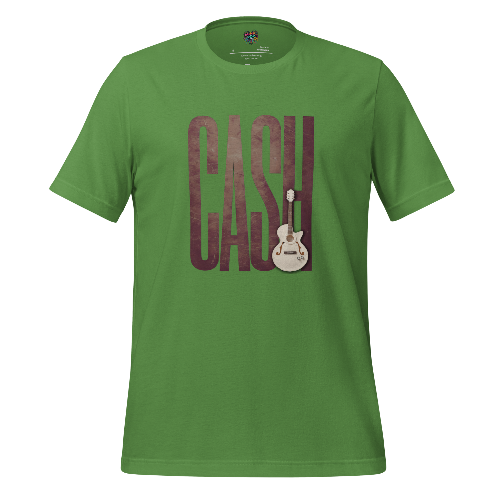 Leather-Look Johnny Cash Tribute Shirt Leaf