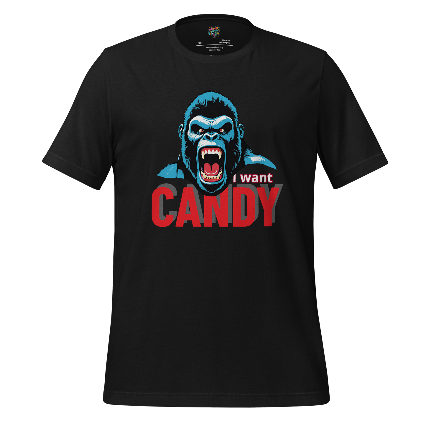Lil Kong wants CANDY Shirt Vintage Black