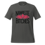 Namaste Bitches Lotus Tee — Sarcastic Yoga Shirt Asphalt