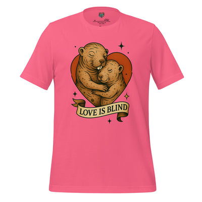 Love Is Blind Traditional Tattoo Cotton Shirt Charity Pink