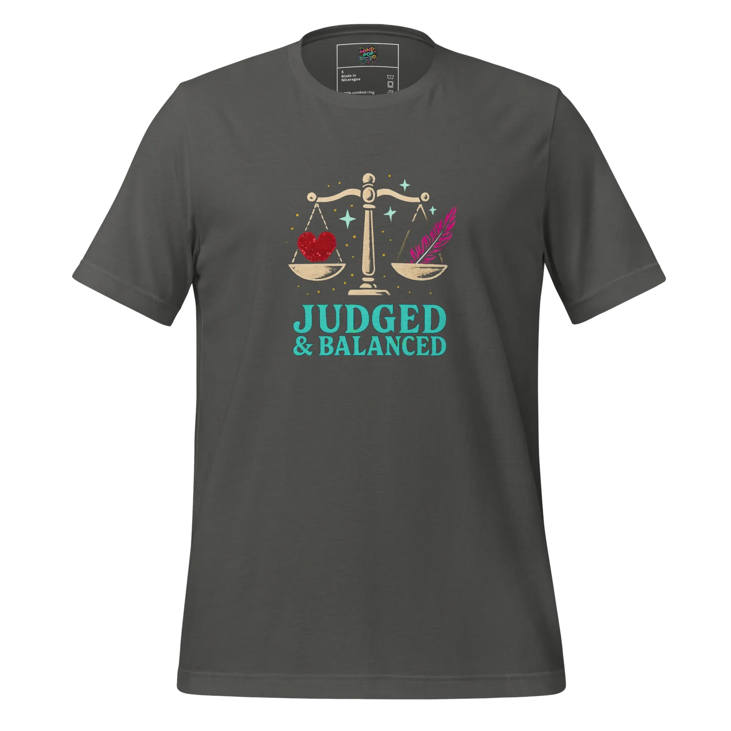 Ma’at Egyptian Goddess Tee — Mythology Graphic Art Asphalt