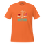 Ma’at Egyptian Goddess Tee — Mythology Graphic Art Orange