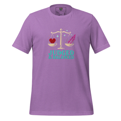 Ma’at Egyptian Goddess Tee — Mythology Graphic Art Heather Team Purple