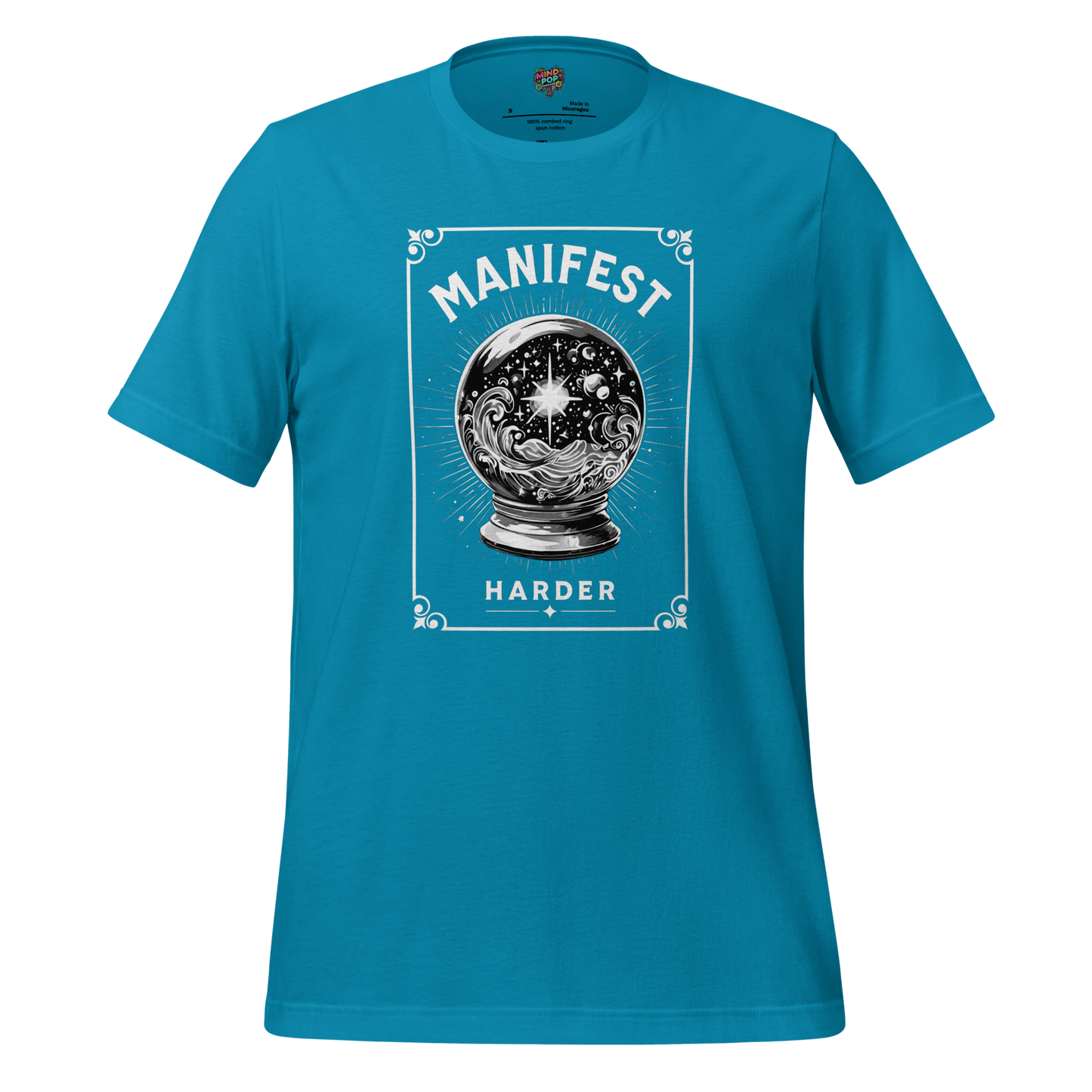 Manifest Harder Shirt Aqua