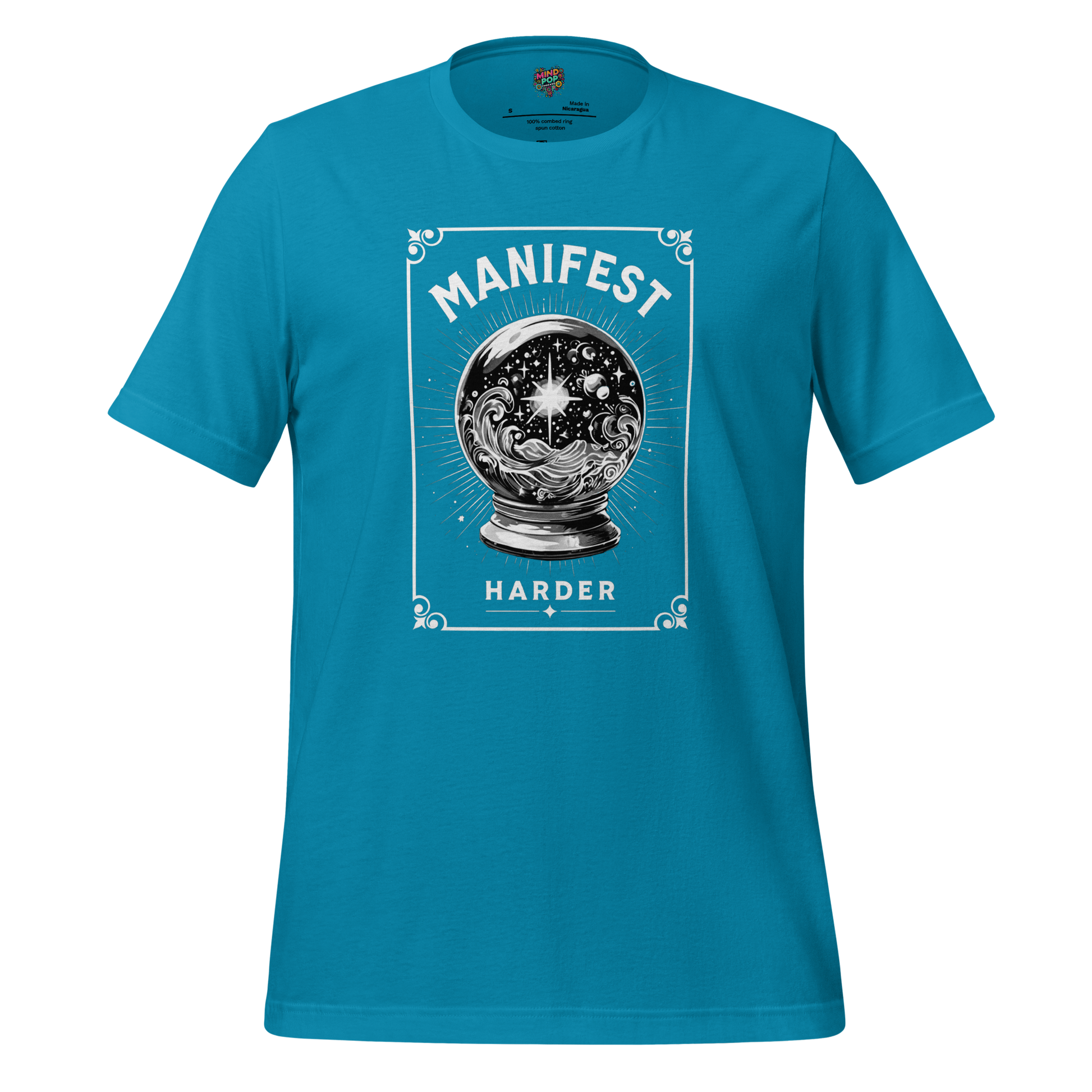 Manifest Harder Shirt Aqua