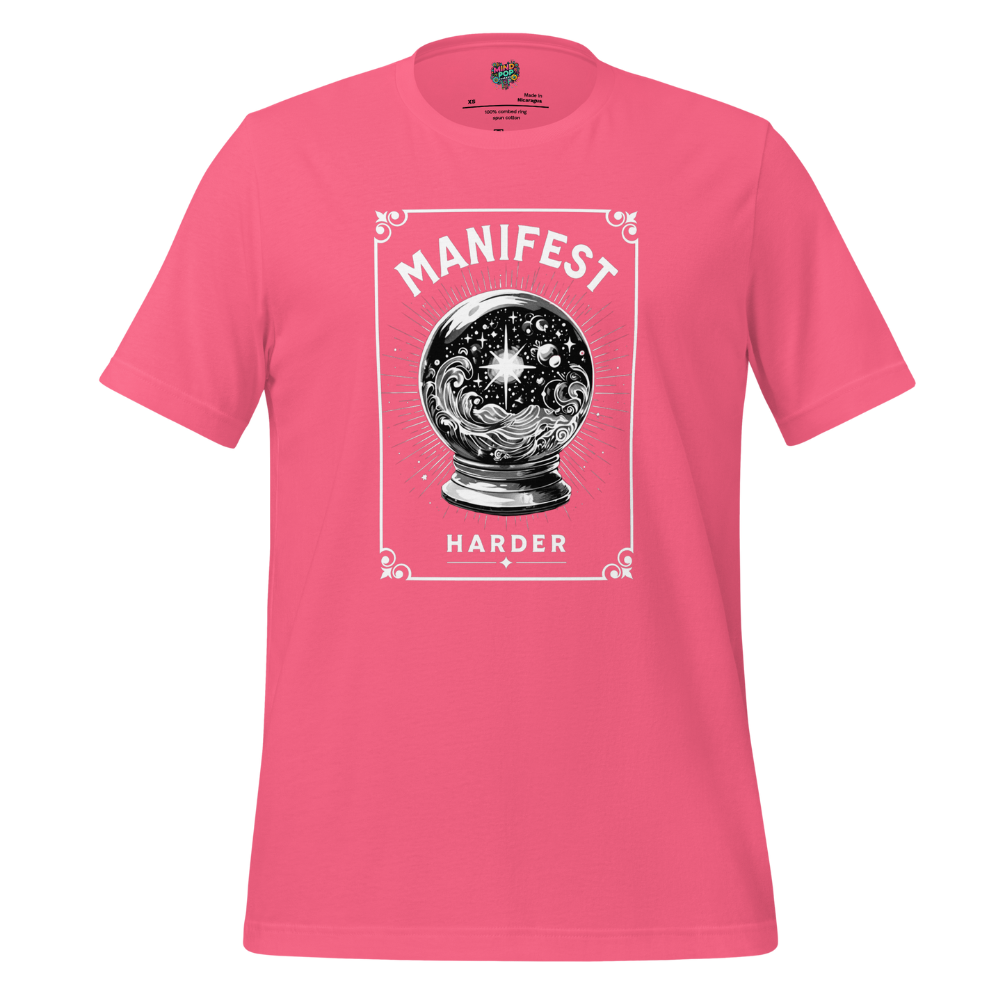 Manifest Harder Shirt Charity Pink