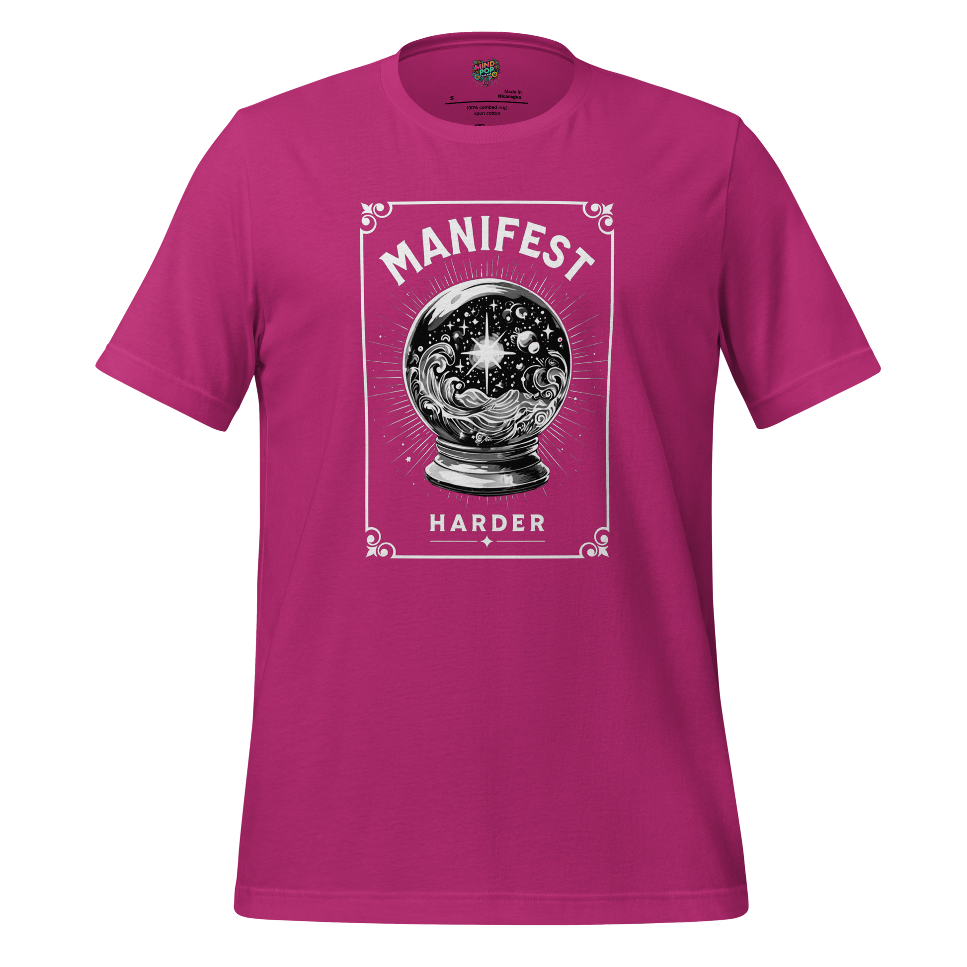 Manifest Harder Shirt Berry