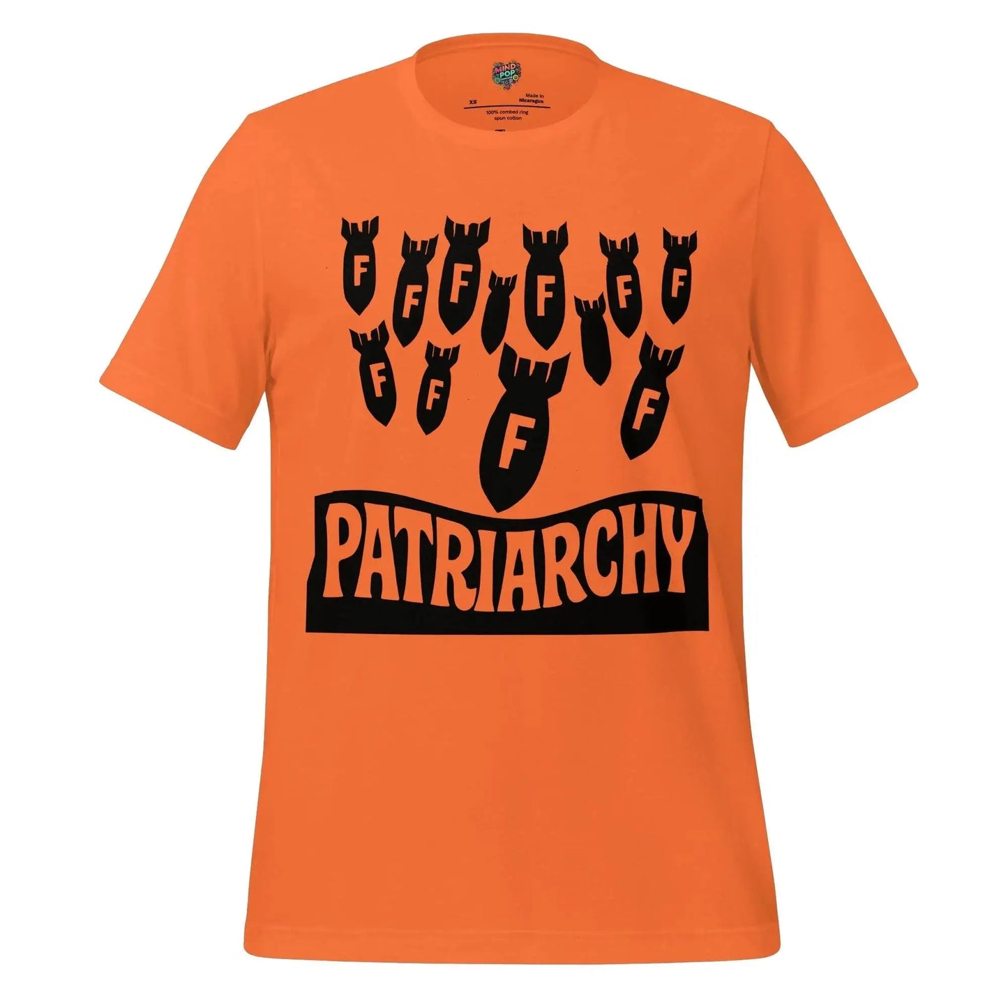 Many F Bombs the Patriarchy Orange