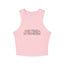 Me Time in Progress Yoga & Pilates fitted Micro-rib Racer tank Solid Pink Blend