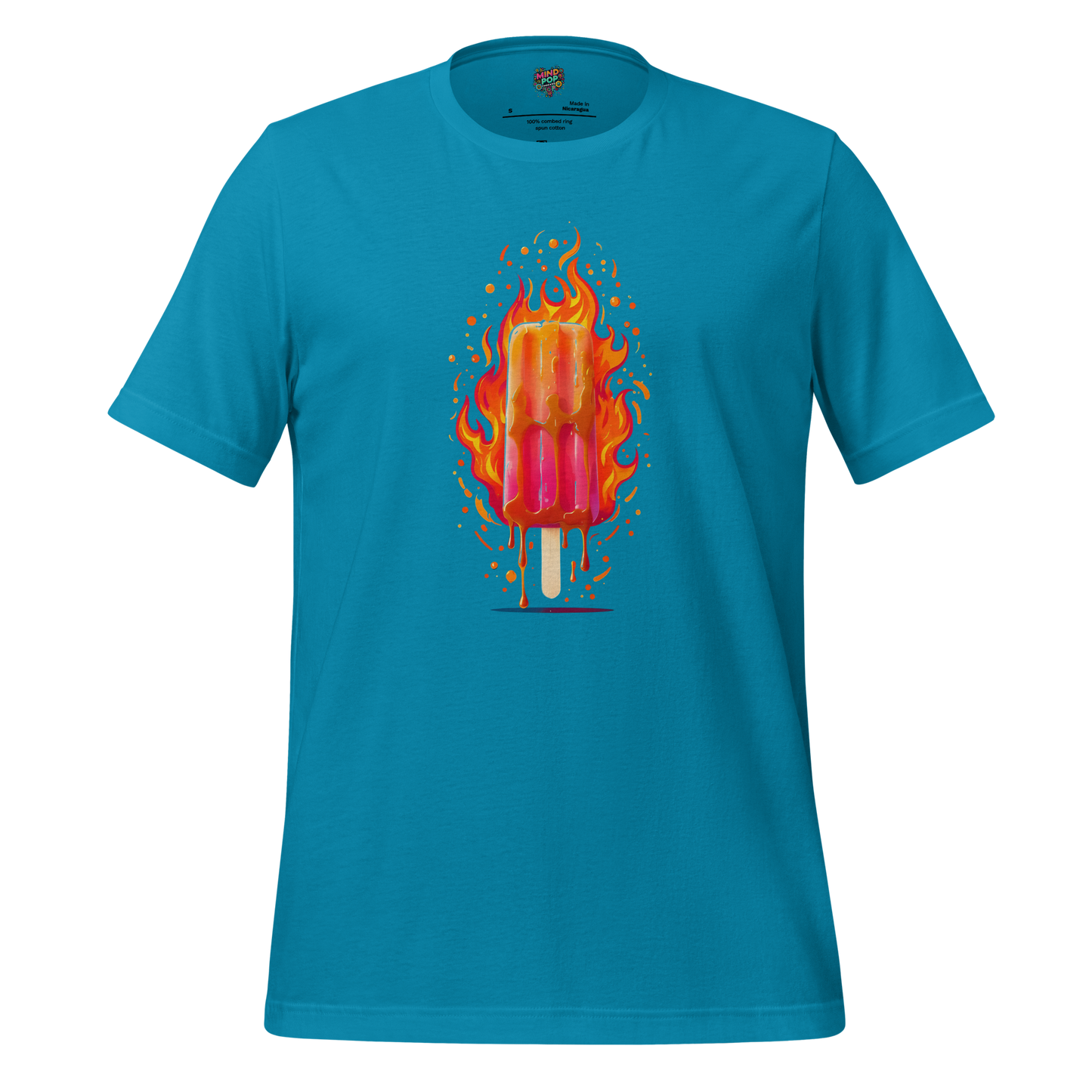 Melting Summer Shirt Aqua