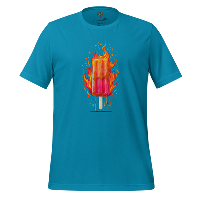 Melting Summer Shirt Aqua