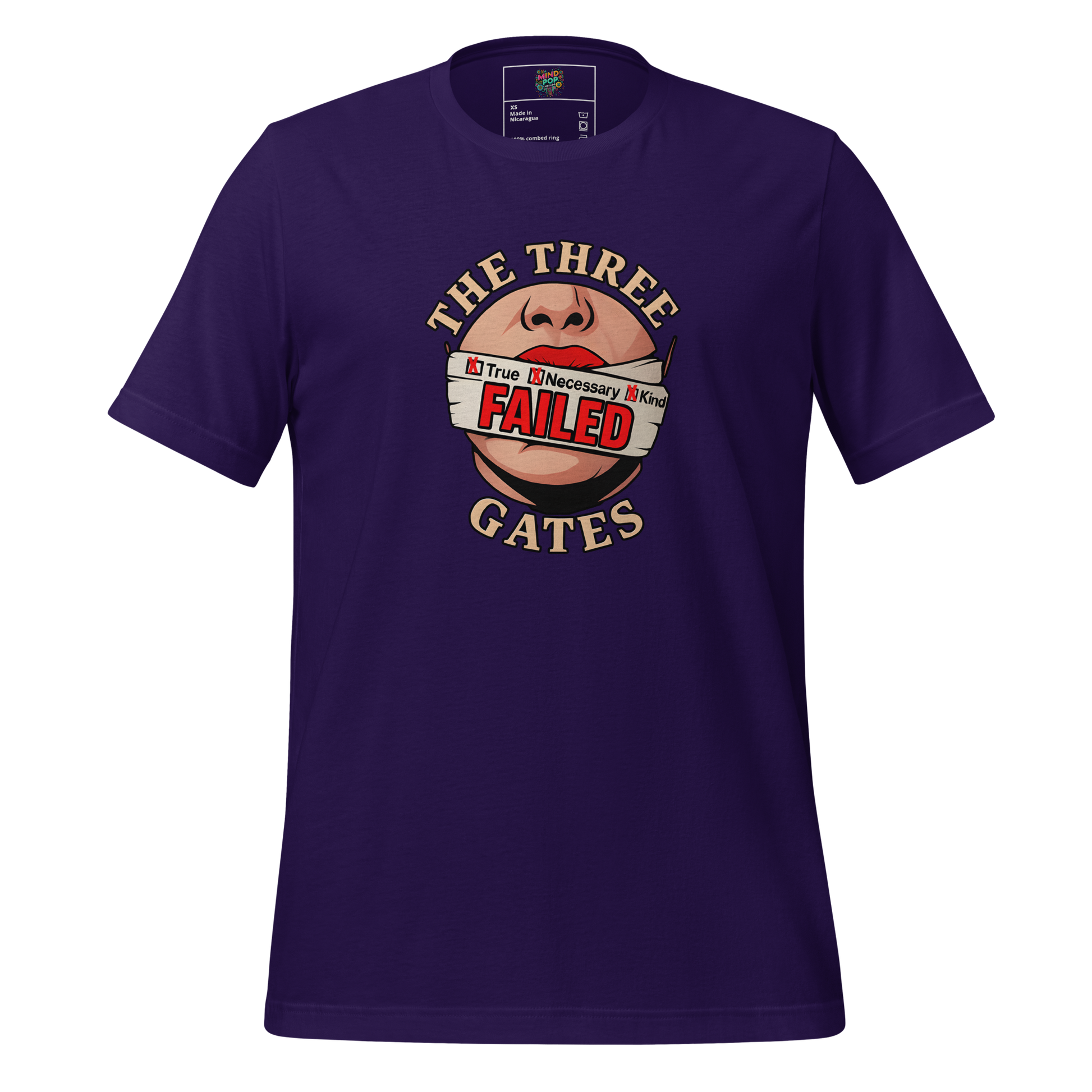 Mindfulness: Three Gates Shirt Team Purple