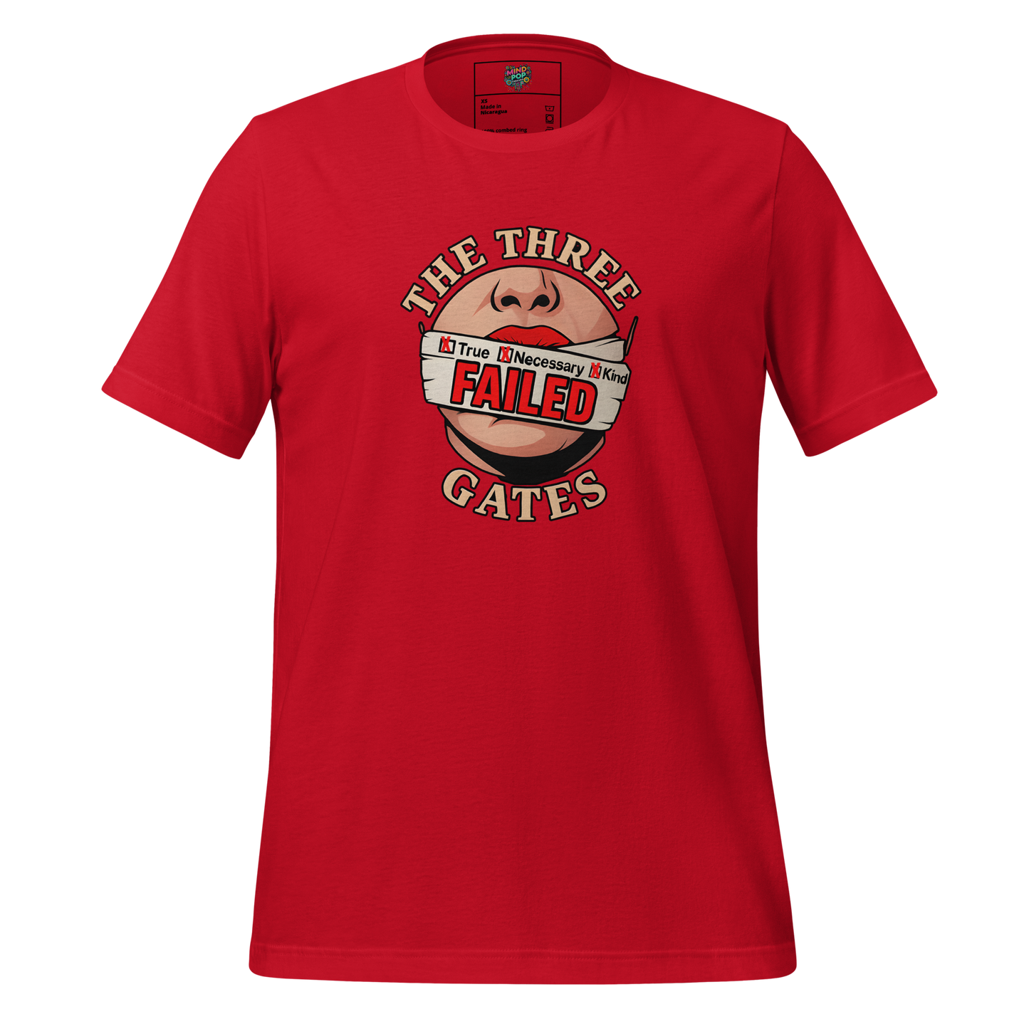 Mindfulness: Three Gates Shirt Red