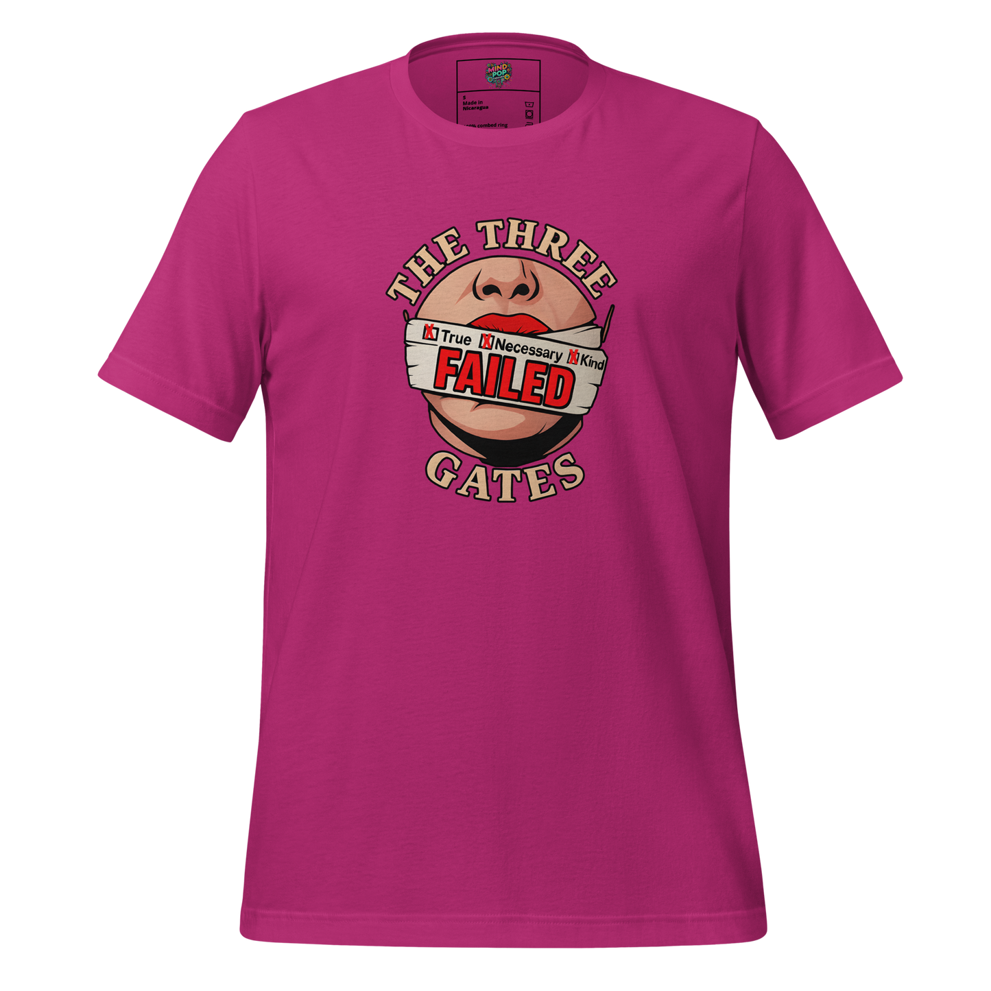 Mindfulness: Three Gates Shirt Berry